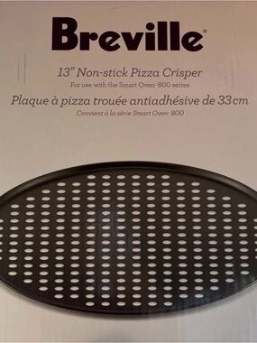 Breville Black 13" Non-Stick Perforated Pizza Crisper